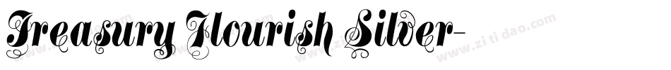 Treasury Flourish Silver字体转换